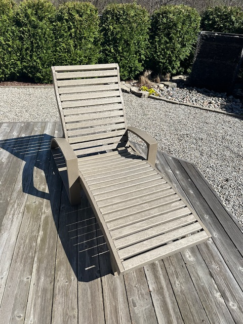 Chaise Lounge chair patio - Heavy Duty HDE Plastic - Photo 2