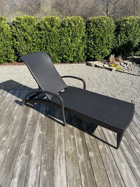 Outdoor Ratana Chaise Lounge Wicker - Photo 2