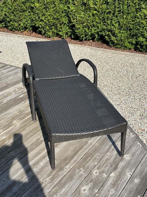 Outdoor Ratana Chaise Lounge Wicker - Photo 3