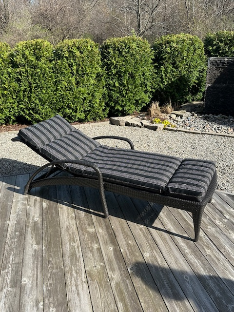 Outdoor Ratana Chaise Lounge Wicker - Photo 5