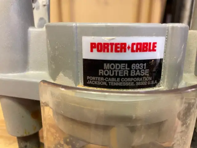 Porter Cable PLUNGE ROUTER BASE 6931 - Photo 4