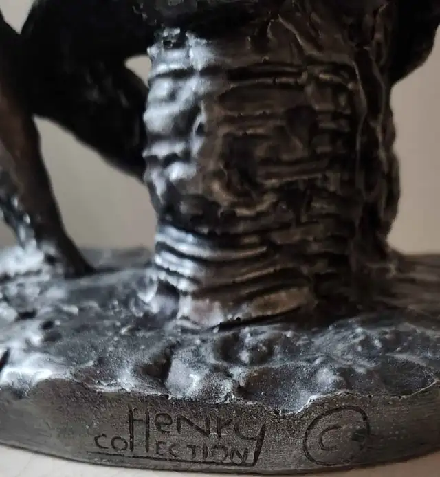 Vintage Brutalist Mother Child Art Sculpture - Photo 4