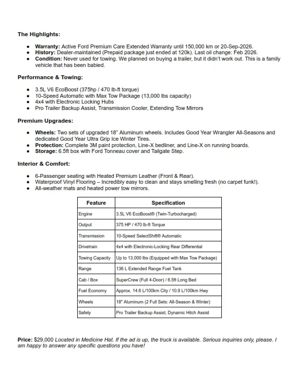 2018 Ford F-150 SuperCrew 4x4 3.5L EcoBoost | Warranty Included - Photo 4