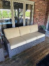 Patio 3 seat sofa - Sunbrella Cushions