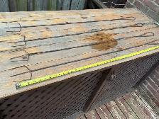 4 Vintage 4 Foot Fire Pit Tongs !