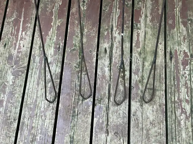 4 Vintage 4 Foot Fire Pit Tongs ! - Photo 8