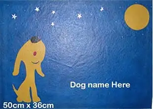 Cats and Dogs hand painted Food bowl Mats - Photo 4