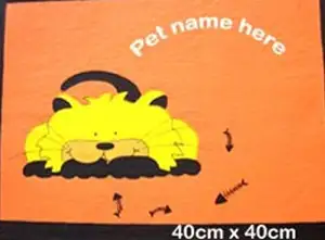 Cats and Dogs hand painted Food bowl Mats - Photo 6