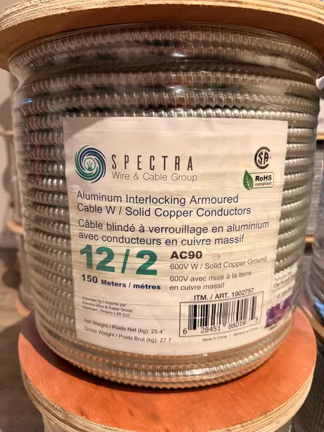 AC90 Armoured Cable In Stock | Free GTA Delivery - Photo 2