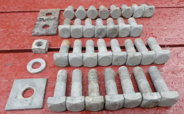 Boulons, rondelles et écrous en acier galvanisé - Photo 4