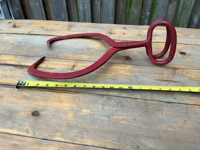 Antique Hand Forged Block Ice Tongs ! - Photo 2