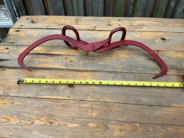 Antique Hand Forged Block Ice Tongs ! - Photo 5