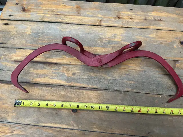 Antique Hand Forged Block Ice Tongs ! - Photo 6