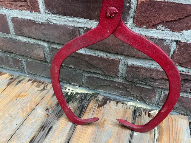 Antique Hand Forged Block Ice Tongs ! - Photo 9