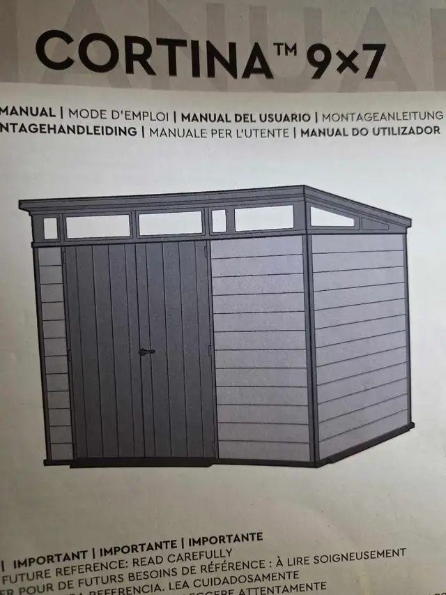 storage shed 9 x 7