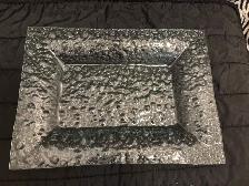 Bubbled Glass Large Serving Platter $25obo
