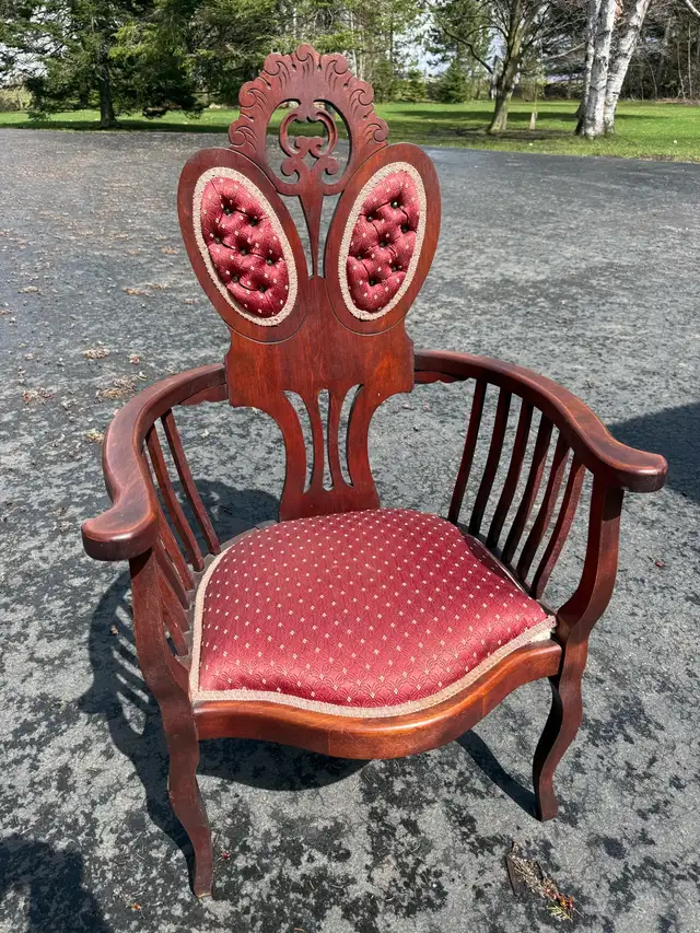 antique chair.