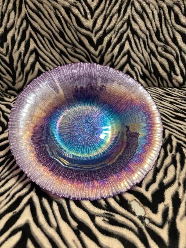 Iiridescent Purple Serving Dish $15