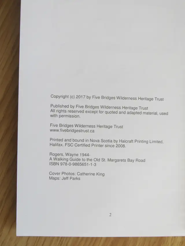 A Walking Guide to the Old St. Margarets Bay Road - 2017 - Photo 2