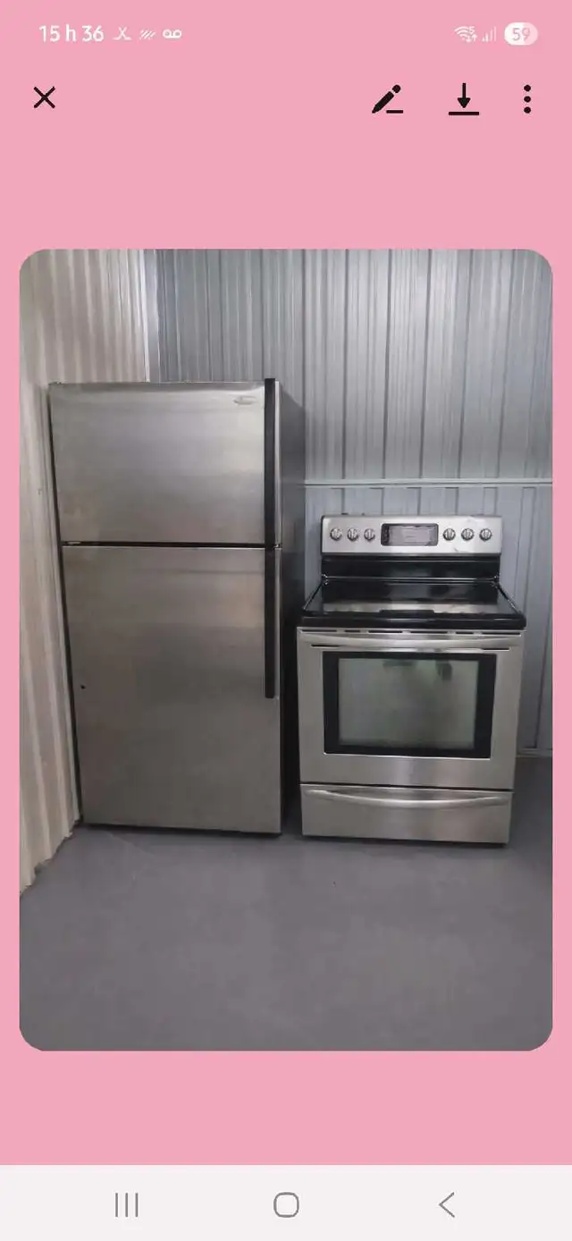 poele frigo en stanless