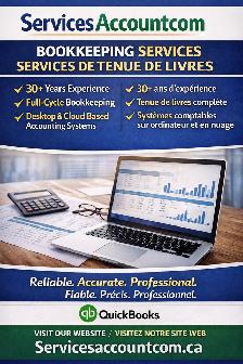 Services de comptabilité  /  Accounting Services