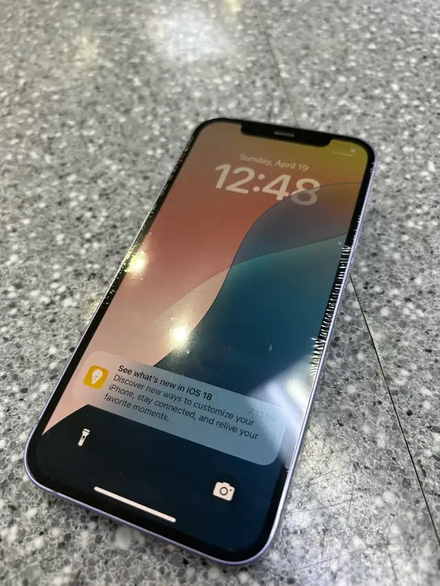 iPhone 12 64GB Purple 82% - Photo 4