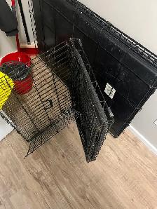 Dog / pet foldinenclosers. 0ne X-large one Large clean