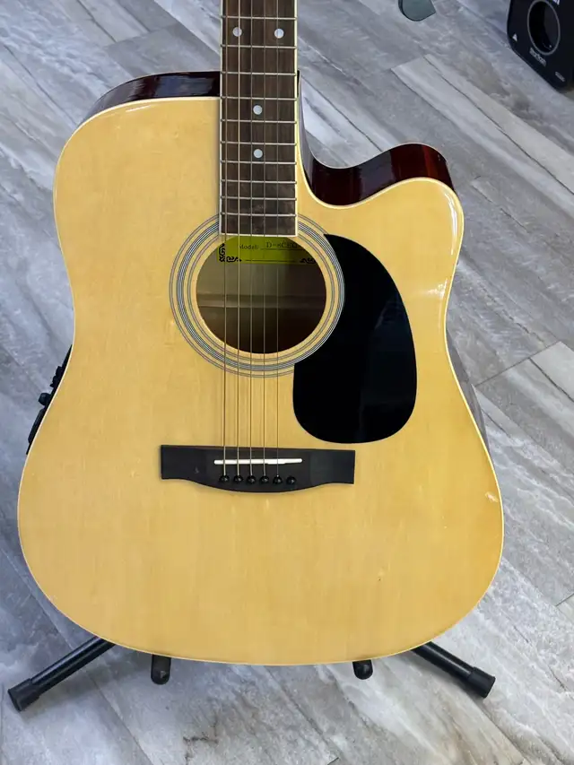 Academy D-8CEQ Electric Acoustic Guitar - Photo 2