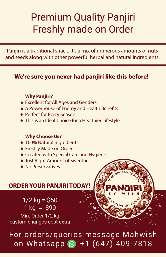 HOMEMADE QUALITY PANJIRI  for All Ages and Seasons - Photo 8