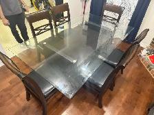 Dining Table Set With 6 Chairs