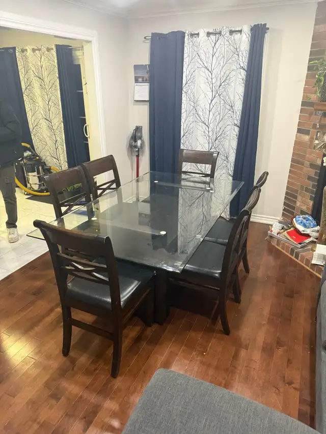 Dining Table Set With 6 Chairs - Photo 2