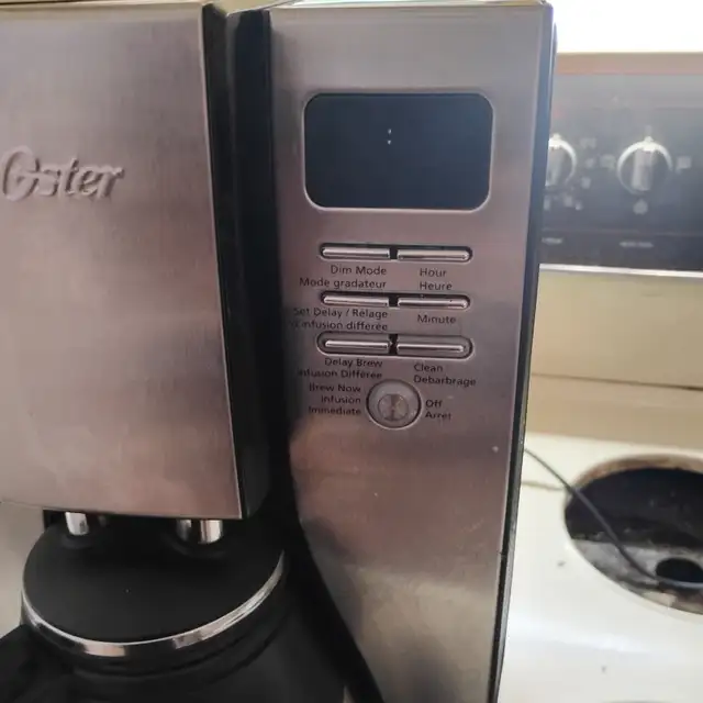 OSTER COFFEE MAKE, REAL NICE STAINLESS ST, CLEAN AND WORKS WELL. - Photo 7