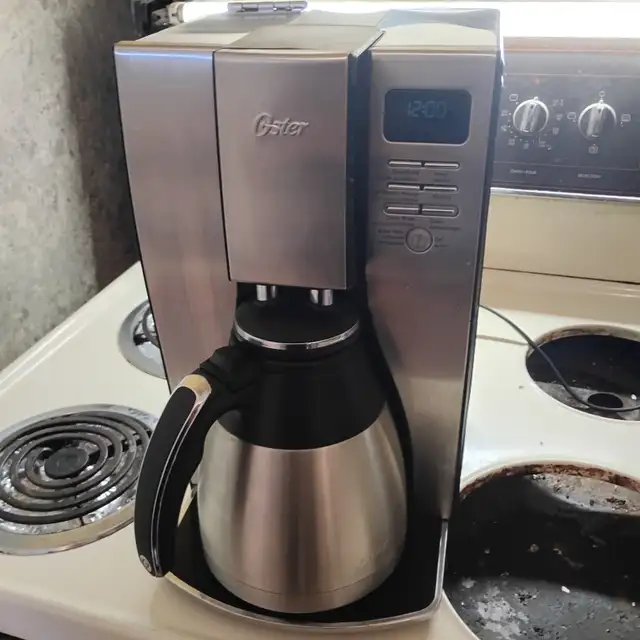 OSTER COFFEE MAKE, REAL NICE STAINLESS ST, CLEAN AND WORKS WELL. - Photo 8