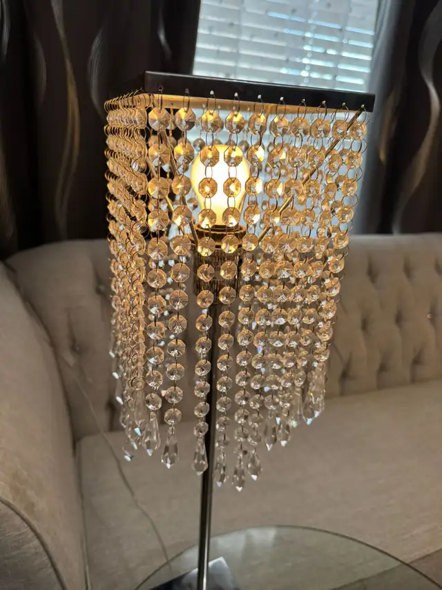 Crystal Floor lights and crystal table lights set - Photo 7