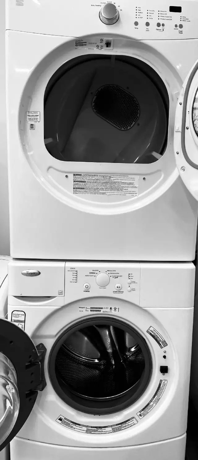 Stacking Washer & Dryer, - Photo 2