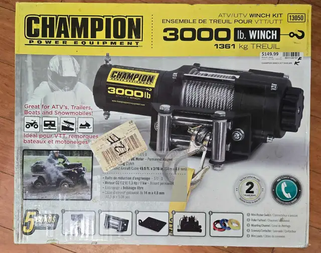 CHAMPION  WRENCH KIT 3000LBS