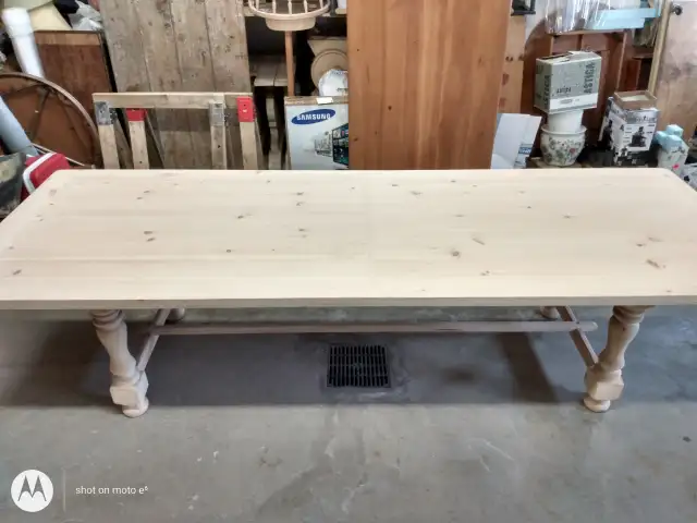 SUPERBE TABLE NEUVE STYLE RARE LOUIS XIII B. MASSIF 2' EPAIS - Photo 3