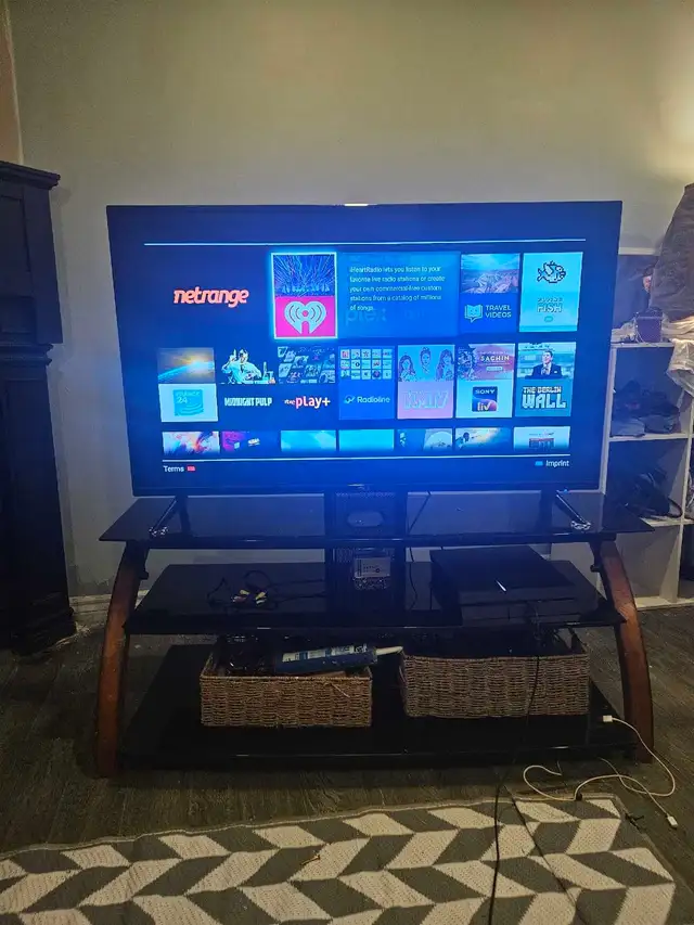 50' RCA Smart TV with controller