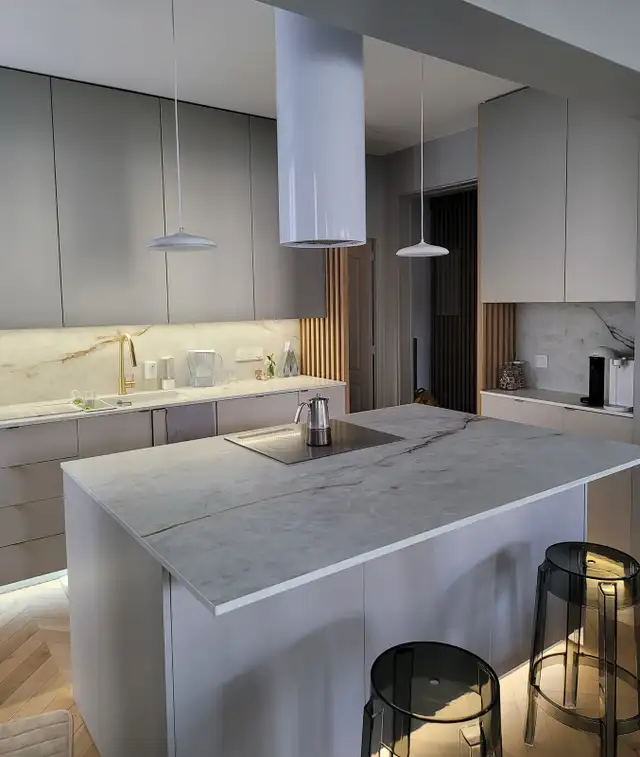 installation, armoire de cuisine