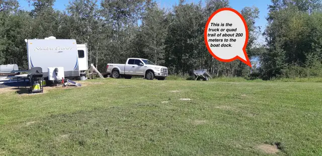 Shadow Cruiser Camper on leased lot at Little Shell Lake - Photo 2