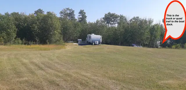 Shadow Cruiser Camper on leased lot at Little Shell Lake - Photo 3