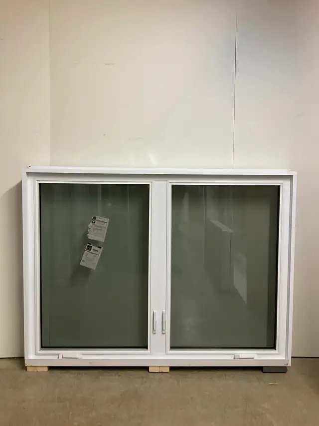 10881BP Fenêtre Battant PVC Blanc 2 sect 2 ouvr 67 3/4 x 50 - Photo 2