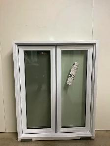 10855BP Fenêtre Battant PVC Blanc 2 sect 1 ouvr 39 3/4 x 50