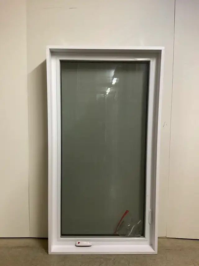 10799BP Fenêtre Battant PVC Blanc 1 sect 1 ouvr 34 x 63 - Photo 2