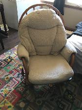 One rocking chair (Brand: Dutailier) for sale