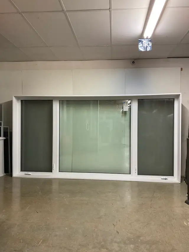 10756BH Fenêtre Battant HYBRIDE Noir 3 sect 2 ouvr 140 x 71 - Photo 2