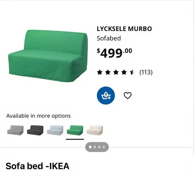IKEA Sofa Bed In Great Condition For only $100 - Photo 8