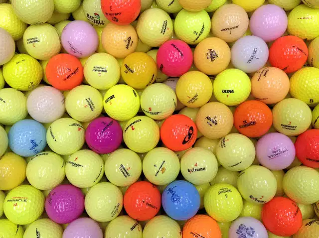 Coloured golf balls $10/dozen Amazing Deal