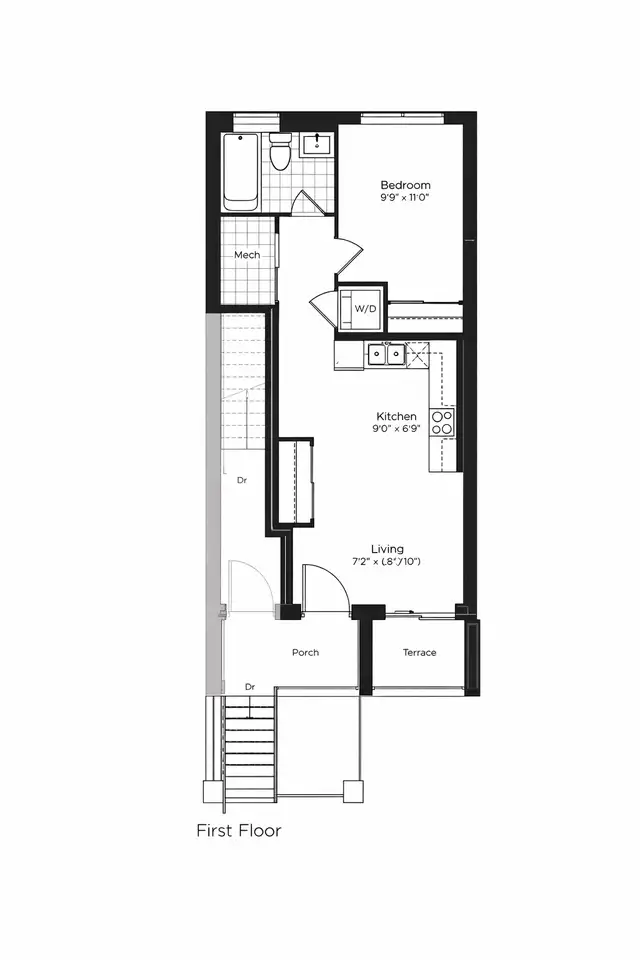 Brand new 1-bedroom townhouse for rent in Aurora - Photo 2