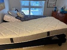 Ergomotion 390 Adjustable Electric Bed with Mattress For $400